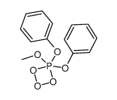 二氢甲氧基二苯氧基三氧杂磷杂环丁烷 结构式
