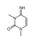4-亚氨基-1,3-二甲基嘧啶-2-酮 结构式