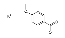 4-甲氧基苯甲酸钾 结构式