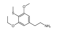 3-乙氧基-5-甲氧基-4-(甲硫基)苯乙胺 结构式