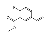 5-乙烯基-2-氟苯甲酸甲酯 结构式