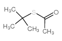 S-叔丁基硫代乙酸酯 结构式