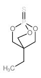 4-乙基-2,6,7-三氧杂-1-磷杂双环[2.2.2]辛烷1-硫化物 结构式