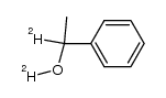 α-甲基苯甲醇-α-d2 结构式