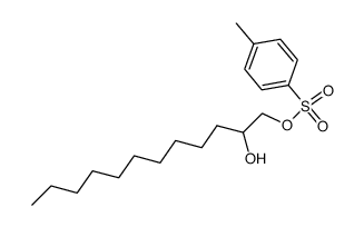 1,2-十二烷二醇-1-(4-甲基苯磺酸酯) 结构式