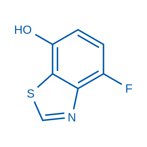 4-fluorobenzo[d]thiazol-7-ol 结构式