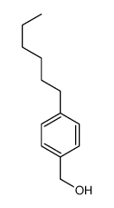 4-己基苯甲醇 结构式
