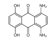 1,4-二氨基-5,8-二羟基蒽-9,10-二酮 结构式