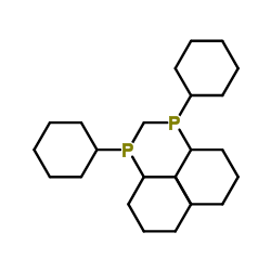 双(二环己基膦)甲烷 结构式