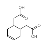 4-环己烯-1,2-二乙酸 结构式