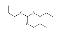 Propane, 1,1',1''-[methylidynetris(thio)]tris- (9CI) 结构式