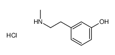 3-[2-(甲氨基)乙基]苯酚盐酸盐 结构式