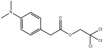 4-二甲氨基苯乙酸-2,2,2-三氯乙酯 结构式