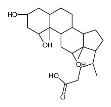 1β-羟基脱氧胆酸 结构式