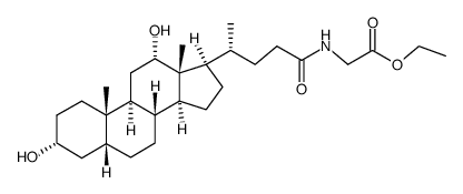 甘氨脱氧胆酸乙酯 结构式