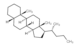 5β-胆烷 结构式