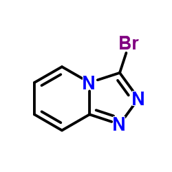 3-溴-[1,2,4]三唑并[4,3-a]吡啶 结构式