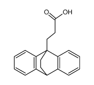 9,10-乙桥蒽-9(10H)-丙酸 结构式