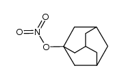 1-硝酸金刚烷酯 结构式