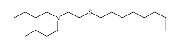 1-Butanamine, N-butyl-N-[2-(octylthio)ethyl]- 结构式