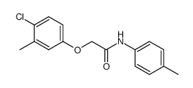 2-(4-氯-3-甲基苯氧基)-N-(4-甲基苯基)乙酰胺 结构式