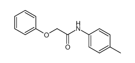 N-(4-methylphenyl)-2-phenoxyacetamide 结构式