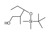 (2S,3S)-3-叔丁基二甲基硅氧基-2-甲基-1-戊醇 结构式