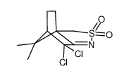 (3aS,6S)-7,7-Dichloro-4,5,6,7-tetrahydro-8,8-diMethyl-3H-3a,6-Methano-2,1-benzisothiazole 2,2-Dioxide 结构式