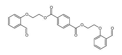 1,4-Benzenedicarboxylic acid, 1,4-bis[2-(2-formylphenoxy)ethyl] ester 结构式