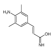2-Propenamide, 3-(4-amino-3,5-dimethylphenyl)-, (2E)- 结构式