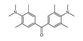 双[4-(二甲氨基)-3,5-二甲基苯基]甲酮 结构式