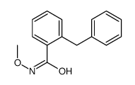 Benzamide, N-methoxy-2-(phenylmethyl)- 结构式