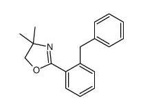 4,5-二氢-4,4-二甲基-2-[2-(苯甲基)苯基]恶唑 结构式
