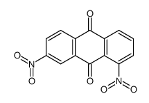 1,7-二硝基蒽醌 结构式