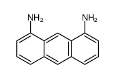 1,8-蒽二胺 结构式