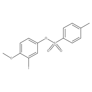 Phenol, 3-iodo-4-methoxy-, 1-(4-methylbenzenesulfonate) 结构式