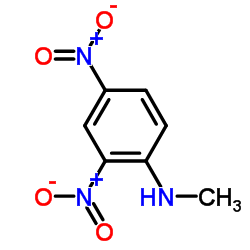 N-甲基-2,4-二硝基苯胺 结构式