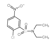 2-氯-N,N-二乙基-5-硝基苯磺酰胺 结构式