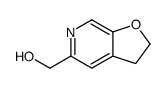 2,3-二氢呋[2,3-C]吡啶-3-基甲醇 结构式