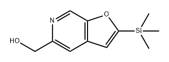 2-(三甲基硅基)呋喃[2,3-c]吡啶-5-甲醇 结构式