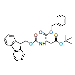 (S)-3-Cbz-3-(Fmoc-氨基)丙酸叔丁酯 结构式