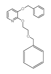 3-(苄氧基)-2-(2-(苄氧基)乙氧基)吡啶 结构式