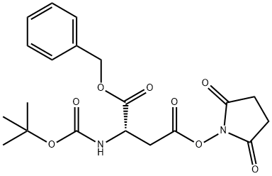 BOC-ASP(OSU)-OBZL 结构式