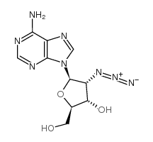 2'-叠氮-2'-脱氧腺苷 结构式