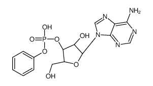 adenosine 3'-phosphate phenyl ester 结构式