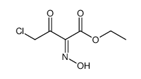 (Z)-4-氯-2-(羟基亚氨基)-3-氧代丁酸乙酯 结构式