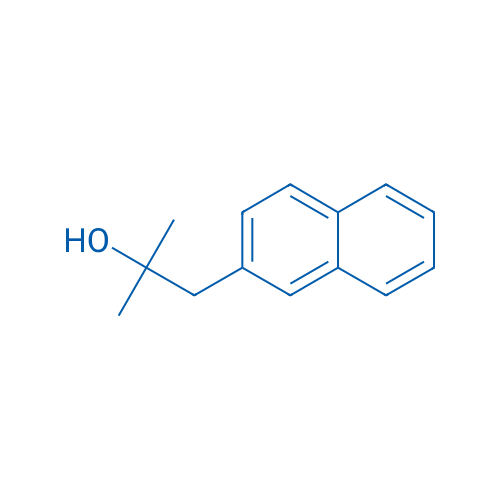 2-methyl-1-(naphthalen-2-yl)propan-2-ol 结构式