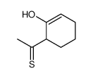 1-(2-羟基-1-环己-2-烯基)乙硫酮 结构式