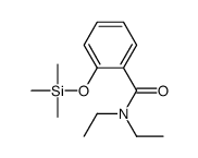 N,N-二乙基-2-三甲基硅氧基苯甲酰胺 结构式