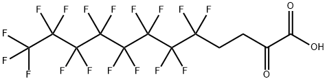 5,5,6,6,7,7,8,8,9,9,10,10,11,11,12,12,12-十七氟-2-氧代十二烷酸 结构式